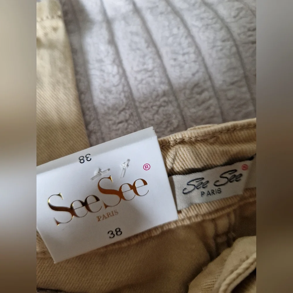 Straight leg cotton trousers - Picture 8 of 8